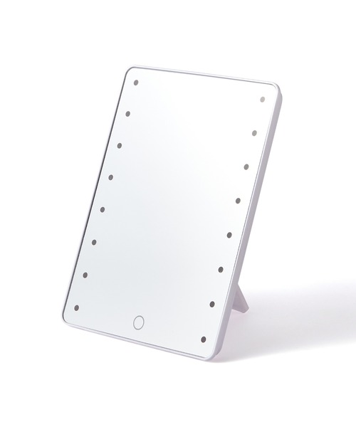 Francfranc（フランフラン）の「ルチオ ブライトニングミラー L ホワイト（手鏡/メイクミラー・レディース・ホワイト・FREE）」の2枚目の写真