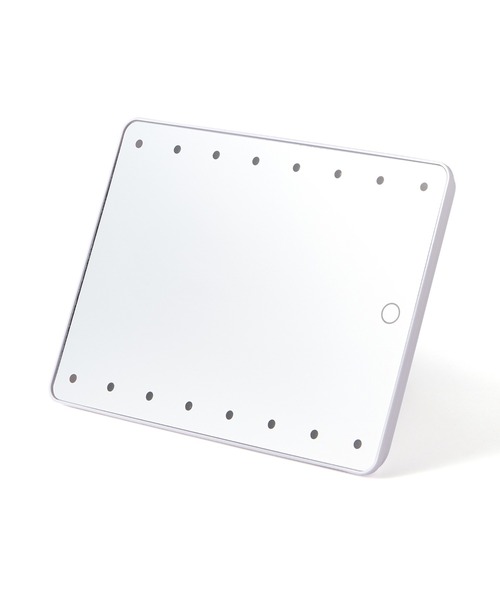 Francfranc（フランフラン）の「ルチオ ブライトニングミラー L ホワイト（手鏡/メイクミラー・レディース・ホワイト・FREE）」の3枚目の写真