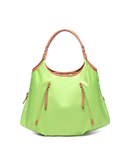 BASE（ベース）の「レディースナイロントートバッグ（ショルダーバッグ・レディース・グリーン/ベージュ/ブラック/ピンク/マスタード/グレー・FREE）」の11枚目の写真