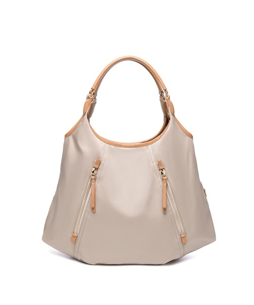 BASE（ベース）の「レディースナイロントートバッグ（ショルダーバッグ・レディース・グリーン/ベージュ/ブラック/ピンク/マスタード/グレー・FREE）」の10枚目の写真