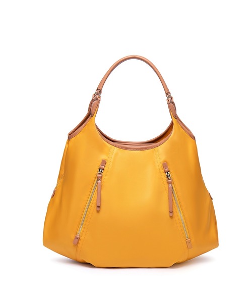 BASE（ベース）の「レディースナイロントートバッグ（ショルダーバッグ・レディース・グリーン/ベージュ/ブラック/ピンク/マスタード/グレー・FREE）」の8枚目の写真