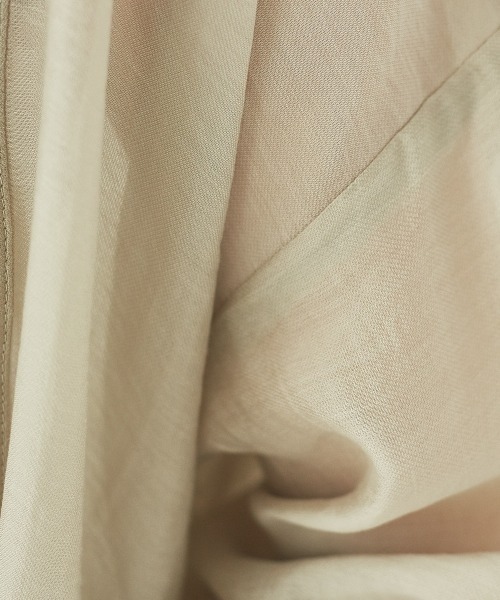 abahouse mavie（アバハウスマヴィ）の「【EC先行販売】ヴィンテージシアーボイルボサムシャツ（シャツ/ブラウス・レディース・ダークオレンジ/ブラック/ベージュ/ダークグリーン・フリー）」の15枚目の写真