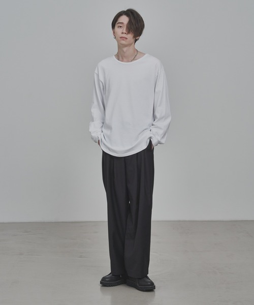 ADAMASTE(アダマスト)の「レイヤードリラックスロンT(Tシャツ/カットソー・メンズ・ホワイト/ホワイト系その他・LARGE/SMALL/MEDIUM)」の19枚目の写真