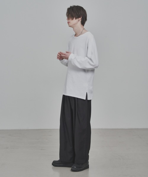 ADAMASTE(アダマスト)の「レイヤードリラックスロンT(Tシャツ/カットソー・メンズ・ホワイト/ホワイト系その他・LARGE/SMALL/MEDIUM)」の20枚目の写真