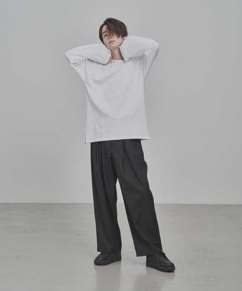 ADAMASTE(アダマスト)の「レイヤードリラックスロンT(Tシャツ/カットソー・メンズ・ホワイト/ホワイト系その他・LARGE/SMALL/MEDIUM)」の21枚目の写真