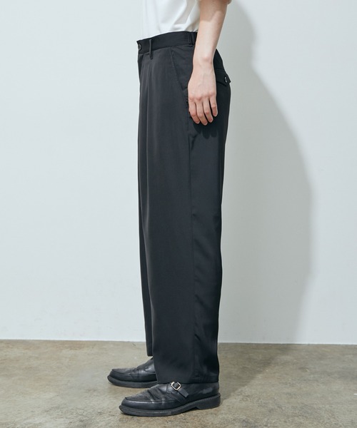 JUNRED（ジュンレッド）の「ライトスムースタッチワイドパンツ（その他パンツ・メンズ・ブラック/カーキ/ブルー・S/M/L）」の20枚目の写真