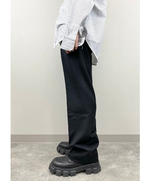 ASTRAL(アストラル)の「【Astral】pin tuck wide slacks(スラックス・メンズ・ブラック/グレー・S/M)」の6枚目の写真