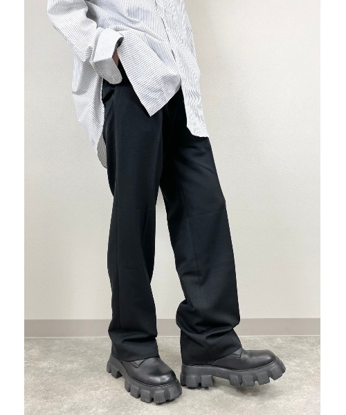 ASTRAL(アストラル)の「【Astral】pin tuck wide slacks(スラックス・メンズ・ブラック/グレー・S/M)」の5枚目の写真