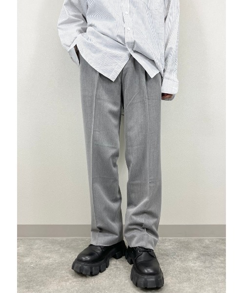 ASTRAL(アストラル)の「【Astral】pin tuck wide slacks(スラックス・メンズ・ブラック/グレー・S/M)」の8枚目の写真