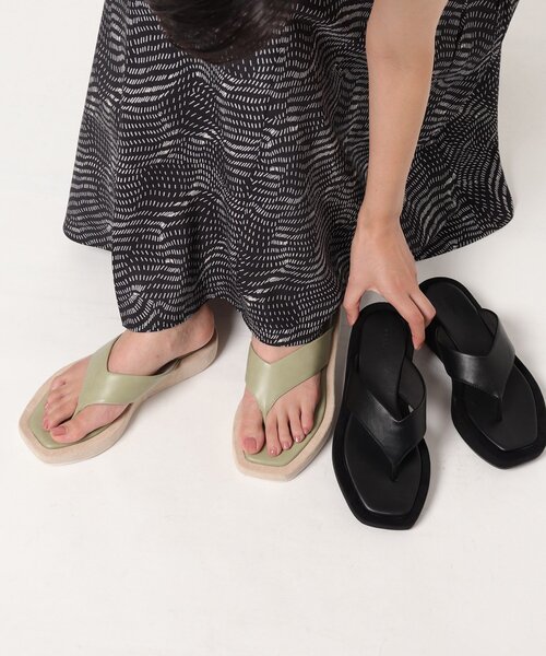 ESPERANZA(エスペランサ)の「◆【KLC BY esp】クッションソールトングサンダル(サンダル・レディース・ブラック系8/ライトグリーン系・LL/S/M/L)」の19枚目の写真