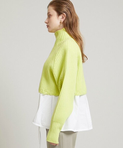 JANE SMITH / JOHN SMITH（ジェーンスミスジョンスミス）の「【JANE SMITH(ジェーンスミス)】ショートハイネックプルオーバー 21WKN-#905L（ニット/セーター・レディース・ブラック/イエロー/アイボリー・0）」の17枚目の写真