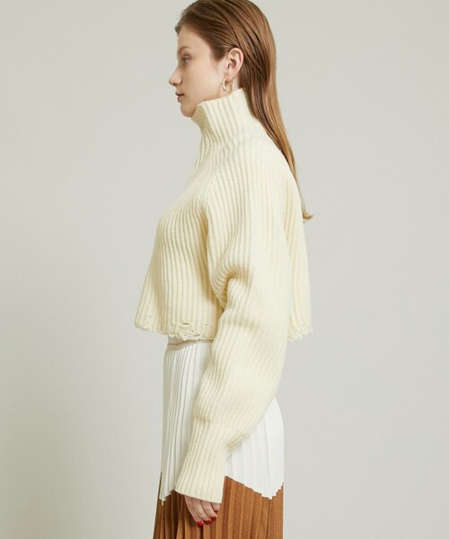 JANE SMITH / JOHN SMITH（ジェーンスミスジョンスミス）の「【JANE SMITH(ジェーンスミス)】ショートハイネックプルオーバー 21WKN-#905L（ニット/セーター・レディース・ブラック/イエロー/アイボリー・0）」の18枚目の写真