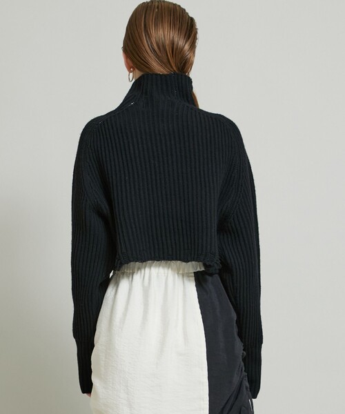 JANE SMITH / JOHN SMITH（ジェーンスミスジョンスミス）の「【JANE SMITH(ジェーンスミス)】ショートハイネックプルオーバー 21WKN-#905L（ニット/セーター・レディース・ブラック/イエロー/アイボリー・0）」の13枚目の写真