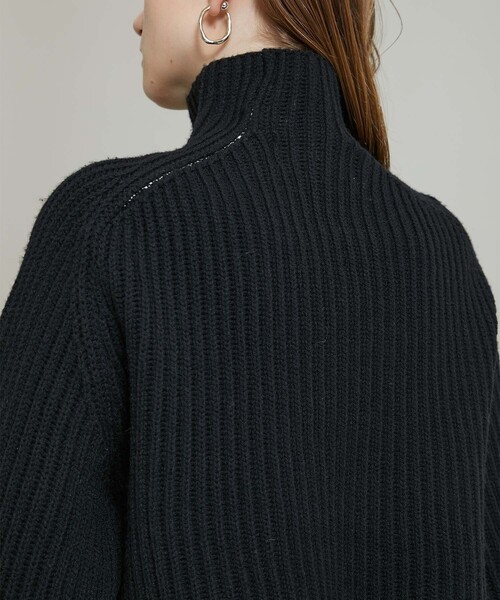 JANE SMITH / JOHN SMITH（ジェーンスミスジョンスミス）の「【JANE SMITH(ジェーンスミス)】ショートハイネックプルオーバー 21WKN-#905L（ニット/セーター・レディース・ブラック/イエロー/アイボリー・0）」の10枚目の写真