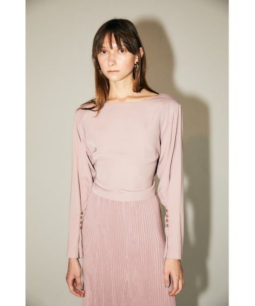 M_（エムアンダーバー）の「【M_】SIMPLE SHORT トップス（シャツ/ブラウス・レディース・ピンク/ブラック/アイボリー・FREE）」の18枚目の写真