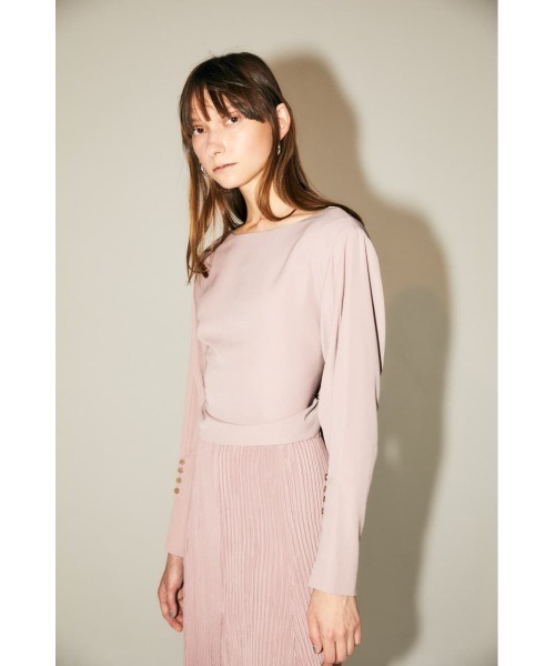 M_（エムアンダーバー）の「【M_】SIMPLE SHORT トップス（シャツ/ブラウス・レディース・ピンク/ブラック/アイボリー・FREE）」の19枚目の写真