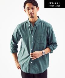green label relaxing | ＜green label relaxing＞ナチュラルフィットビエラ ボタンダウン 長袖 シャツ(シャツ/ブラウス)