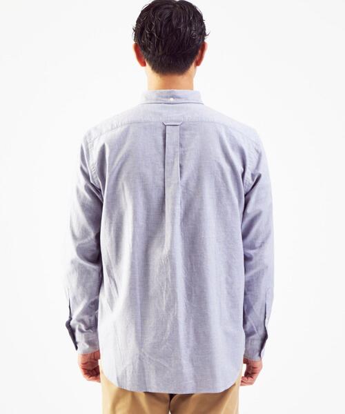 green label relaxing（グリーンレーベルリラクシング）の「ナチュラルフィットビエラ ボタンダウン 長袖 シャツ OVLG（シャツ/ブラウス・メンズ・ホワイト/ダークグリーン/ベージュ/ネイビー/ライラック・S/M/L/XL/XS/2XL）」の17枚目の写真