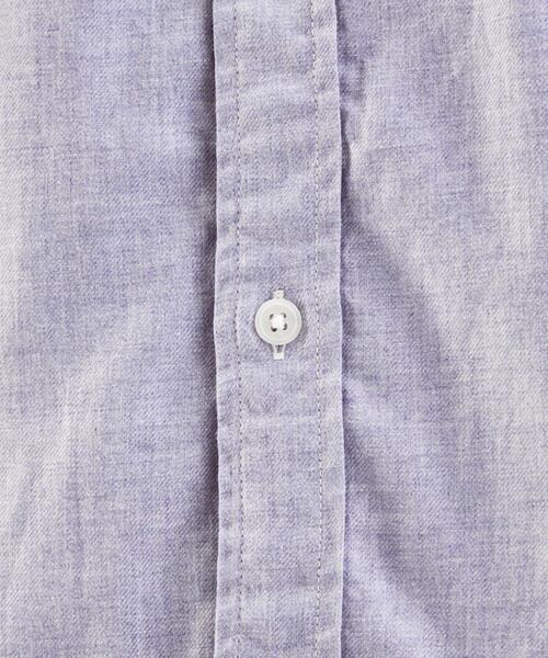 green label relaxing（グリーンレーベルリラクシング）の「ナチュラルフィットビエラ ボタンダウン 長袖 シャツ OVLG（シャツ/ブラウス・メンズ・ホワイト/ダークグリーン/ベージュ/ネイビー/ライラック・S/M/L/XL/XS/2XL）」の21枚目の写真
