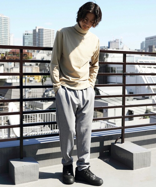 8(eight)(エイト)の「スムースタートルネックカットソー(Tシャツ/カットソー・メンズ・ワインレッド/グレイッシュベージュ/グレー/ブラック/オフホワイト/ベージュ・LARGE/MEDIUM/X-LARGE)」の15枚目の写真