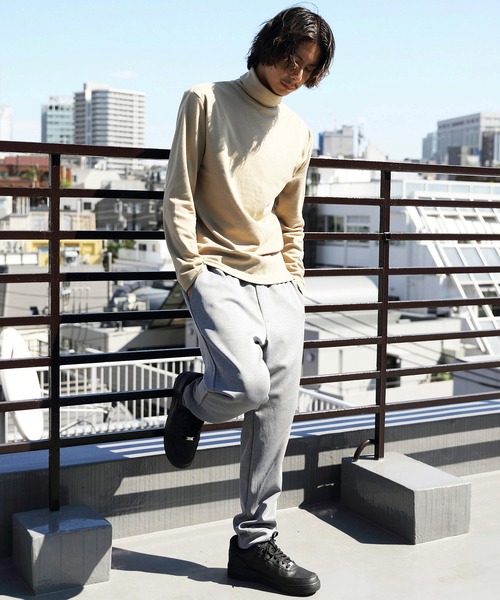 8(eight)(エイト)の「スムースタートルネックカットソー(Tシャツ/カットソー・メンズ・ワインレッド/グレイッシュベージュ/グレー/ブラック/オフホワイト/ベージュ・LARGE/MEDIUM/X-LARGE)」の16枚目の写真