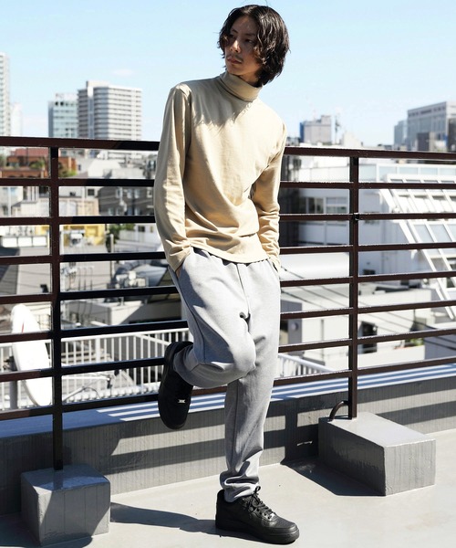 8(eight)(エイト)の「スムースタートルネックカットソー(Tシャツ/カットソー・メンズ・ワインレッド/グレイッシュベージュ/グレー/ブラック/オフホワイト/ベージュ・LARGE/MEDIUM/X-LARGE)」の17枚目の写真