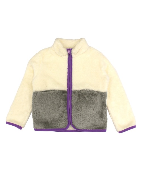 Bee des Bee（ビーデスビー）の「ボアジャケット（その他アウター・キッズ・ブラック/ダークブラウン/グレー/カーキ/アイボリー/ミント/ラベンダー/チャコール/ネイビー/ピンク/ライトピンク/ホワイト系その他・100cm/130cm/140cm/110cm/150cm/120cm）」の16枚目の写真