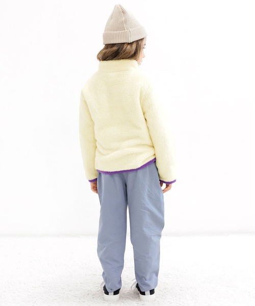 Bee des Bee（ビーデスビー）の「ボアジャケット（その他アウター・キッズ・ブラック/ダークブラウン/グレー/カーキ/アイボリー/ミント/ラベンダー/チャコール/ネイビー/ピンク/ライトピンク/ホワイト系その他・100cm/130cm/140cm/110cm/150cm/120cm）」の13枚目の写真