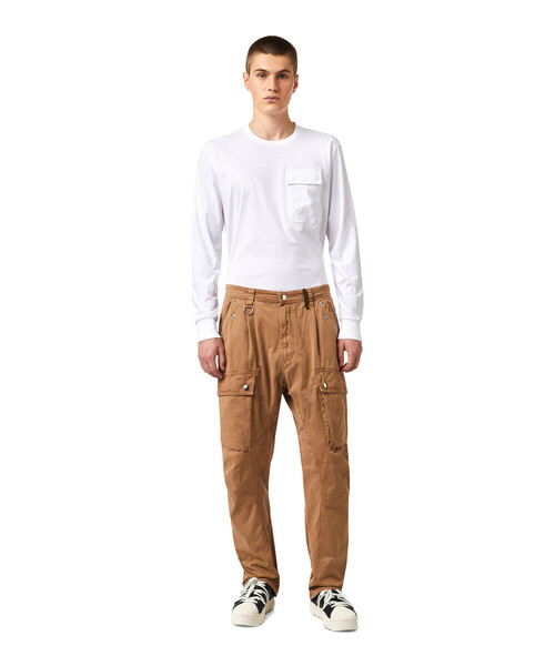 DIESEL(ディーゼル)の「メンズ パンツ レギュラーフィット(カーゴパンツ・メンズ・ブラウン/カーキ・28inch/32inch/34inch/30inch/26inch)」の6枚目の写真