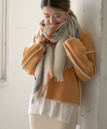 リバーシブルチェックストール∴