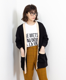 Rouge vif Anna | 光沢ラバーロゴロンT(Tシャツ/カットソー)