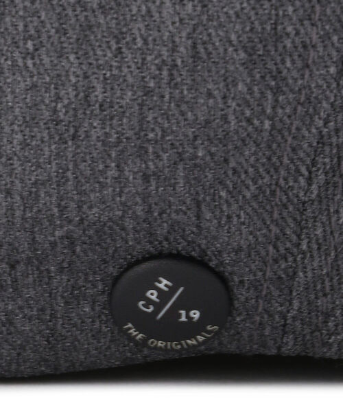 CPH（シーピーエイチ）の「CPH/シーピーエイチ/@530 TC TWILL CASQUETTE/530TC ツイルキャスケット（キャスケット・メンズ・ブラック/グレー・FREE）」の4枚目の写真