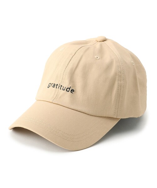 DRESKIP（ドレスキップ）の「◆ツイルロゴCAP（キャップ・レディース・ダークグレー/ブラック/サンドベージュ/ブラック系/ベージュ系その他/ベージュ系その他2・00）」の5枚目の写真