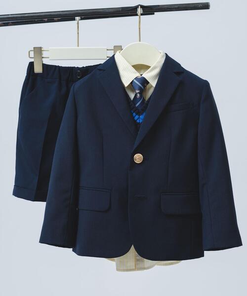 green label relaxing(グリーンレーベルリラクシング)の「■GLR ネクタイチーフセット / クレスト M(ネクタイ・キッズ・オレンジ/ライトブルー/ワインレッド/レッド・M)」の20枚目の写真