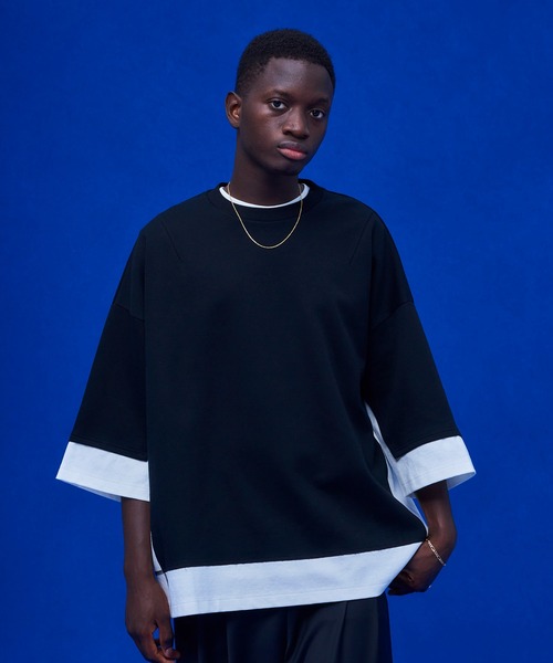 UNITED TOKYO(ユナイテッドトウキョウ)の「カスタムレーヤードT(Tシャツ/カットソー・メンズ・ブラック/ホワイト・FREE)」の13枚目の写真