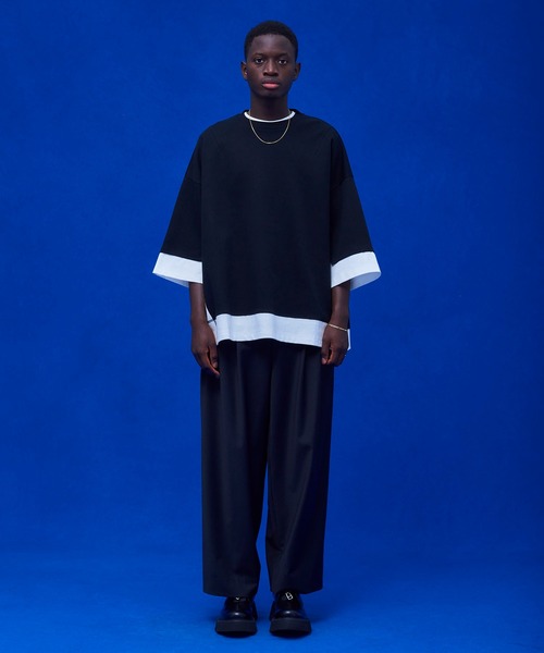 UNITED TOKYO(ユナイテッドトウキョウ)の「カスタムレーヤードT(Tシャツ/カットソー・メンズ・ブラック/ホワイト・FREE)」の4枚目の写真