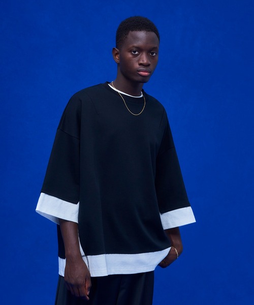 UNITED TOKYO(ユナイテッドトウキョウ)の「カスタムレーヤードT(Tシャツ/カットソー・メンズ・ブラック/ホワイト・FREE)」の7枚目の写真