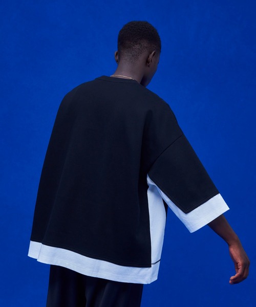 UNITED TOKYO(ユナイテッドトウキョウ)の「カスタムレーヤードT(Tシャツ/カットソー・メンズ・ブラック/ホワイト・FREE)」の3枚目の写真