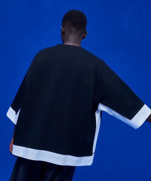 UNITED TOKYO(ユナイテッドトウキョウ)の「カスタムレーヤードT(Tシャツ/カットソー・メンズ・ブラック/ホワイト・FREE)」の6枚目の写真