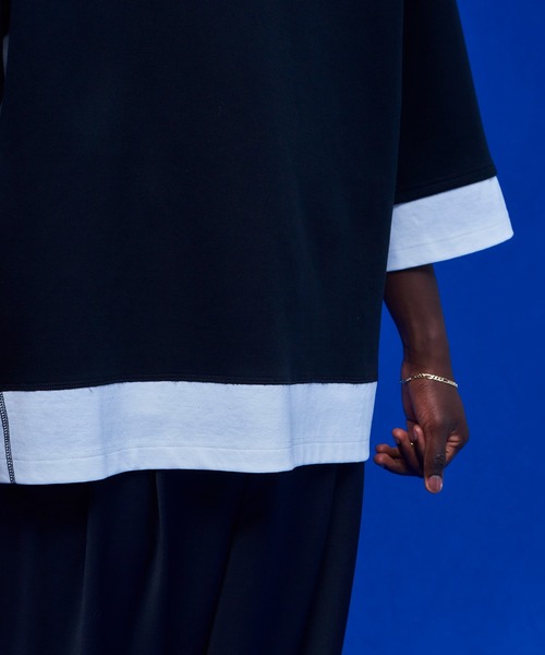 UNITED TOKYO(ユナイテッドトウキョウ)の「カスタムレーヤードT(Tシャツ/カットソー・メンズ・ブラック/ホワイト・FREE)」の8枚目の写真