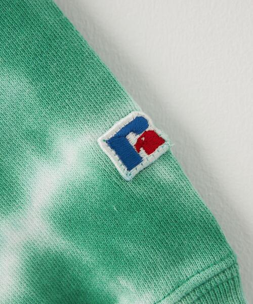 Russell Athletic（ラッセルアスレティック）の「【別注】＜  RM STANDARD × RUSSELL ATHLETIC ＞タイダイ スウェット プルオーバー キッズ（Tシャツ/カットソー・キッズ・ブラック/ケリー/レッド・110cm/130cm）」の10枚目の写真