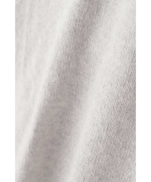 human woman（ヒューマンウーマン）の「◆ミドルゲージ編地コンビプルオーバーニット（ニット/セーター・レディース・ブルー/ブラウン/グレー・MEDIUM）」の8枚目の写真