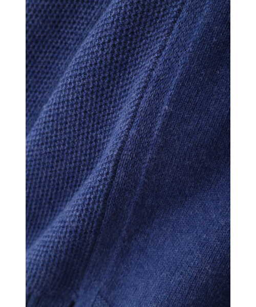 human woman（ヒューマンウーマン）の「◆ミドルゲージ編地コンビプルオーバーニット（ニット/セーター・レディース・ブルー/ブラウン/グレー・MEDIUM）」の21枚目の写真