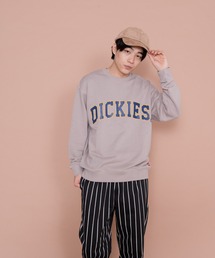 【Dickies / ディッキーズ】 裏毛ビッグロゴプリントクルートレーナー /スウェット