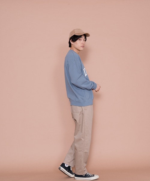 Dickies（ディッキーズ）の「【Dickies / ディッキーズ】 裏毛ビッグロゴプリントクルートレーナー /スウェット（スウェット・メンズ・ダークベージュ/ブルー/チャコールグレー・MEDIUM/LARGE/X-LARGE）」の8枚目の写真
