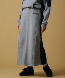 AVIREX | 【WEB&DEPOT限定】スウェットコンビロングスカート/ SWEAT COMBI LONG SKIRT(スカート)