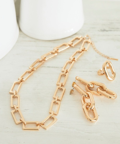 VIS（ビス）の「【星玲奈さんコラボ】マルチに使えるポーチ付き！アクセサリーセット（ネックレス・レディース・ゴールド系その他2/ゴールド/ゴールド系その他・FREE）」の3枚目の写真