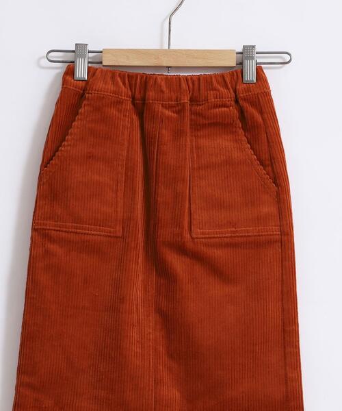 coen（コーエン）の「【coen キッズ】コーデュロイワークタイトスカート（スカート・キッズ・オリーブ/Brick ・100/110/120/130）」の9枚目の写真