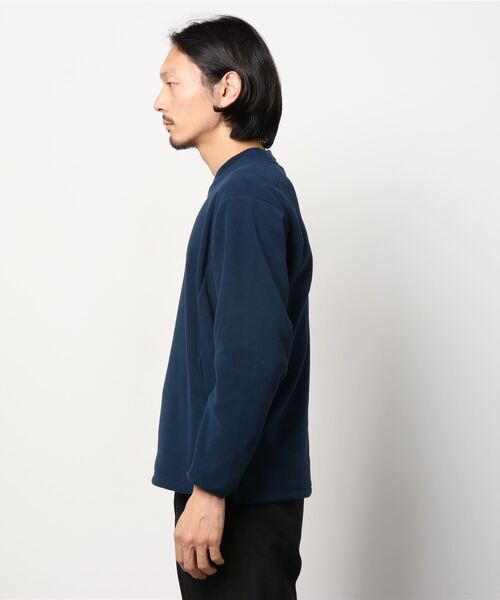 Go to by mizuno（ゴートゥーバイミズノ）の「ポーラーテックマイクロフリースクルーネックシャツ[メンズ]（その他トップス・メンズ・スモーキーグリーン系/ネイビー系2/ブルーグリーン/ホワイト系その他3・L/M/XL）」の15枚目の写真