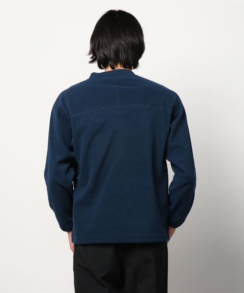 Go to by mizuno（ゴートゥーバイミズノ）の「ポーラーテックマイクロフリースクルーネックシャツ[メンズ]（その他トップス・メンズ・スモーキーグリーン系/ネイビー系2/ブルーグリーン/ホワイト系その他3・L/M/XL）」の16枚目の写真